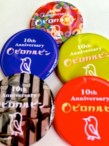 10周年記念缶バッジ